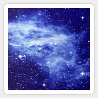 Colorful Universe Nebula Galaxy And Stars Sticker